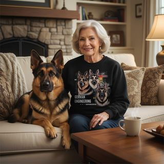 German Engineering Shepherd Edition.. Dog Mom Sweatshirt