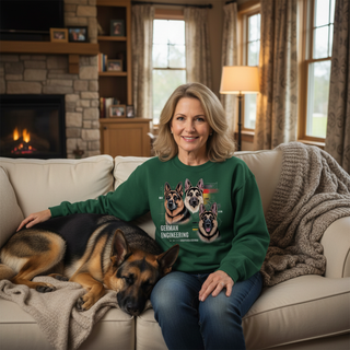 German Engineering Shepherd Edition.. Dog Mom Sweatshirt