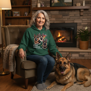 German Engineering Shepherd Edition.. Dog Mom Hoodie