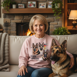 German Engineering Shepherd Edition.. Dog Mom Sweatshirt