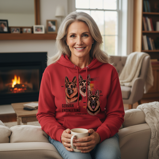 German Engineering Shepherd Edition.. Dog Mom Hoodie