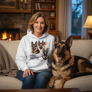 German Engineering Shepherd Edition.. Dog Mom Hoodie