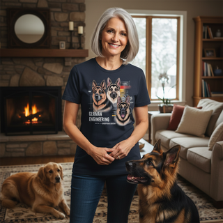 German Engineering Shepherd Edition.. Dog Mom Tee