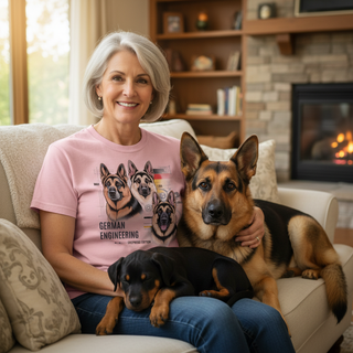 German Engineering Shepherd Edition.. Dog Mom Tee