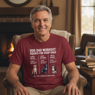 Dog Dad Workout Tees