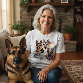 German Engineering Shepherd Edition.. Dog Mom Tee