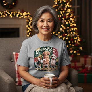 Jingle All The Wag... Dog-Mom Tees
