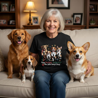 Happy Paw-lidays-The Joy Squad Dog-Mom Tees