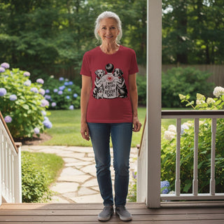 I Was Rescued By A Rescue Dog Dog-Mom Tees