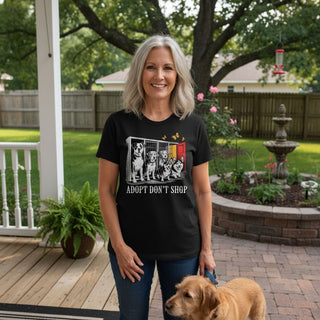 Adopt Don't Shop Dog-Mom Tees