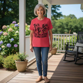 Every Dog Deserves A Second Chance Dog-Mom Tees