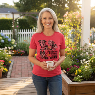 "Every Dog Deserves A Second Chance" Quote Dog-Mom Tees