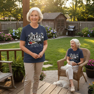 Fur Therapy Dog-Mom Tees