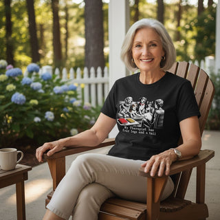 Fur Therapy Dog-Mom Tees