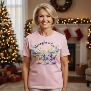 Running Free In Heaven Dog-Mom Tees