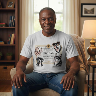 Certificate Of Excellence.. Award to Dog Dad Tee