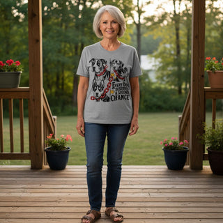 "Every Dog Deserves A Second Chance" Quote Dog-Mom Tees