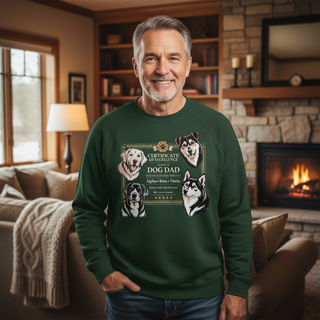 Certificate Of Excellence.. Award to Dog Dad Sweatshirt