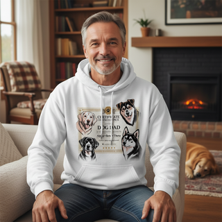Certificate Of Excellence.. Award to Dog Dad Hoodie