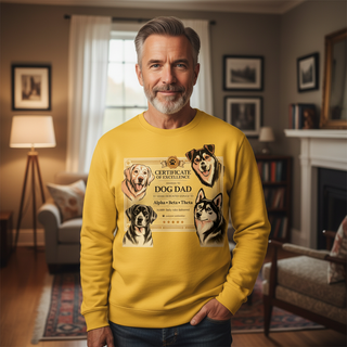 Certificate Of Excellence.. Award to Dog Dad Sweatshirt