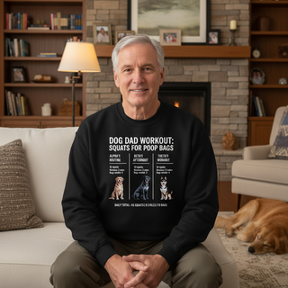 Dog Dad Workout Sweatshirt