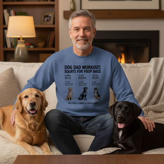 Dog Dad Workout Sweatshirt