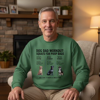 Dog Dad Workout Sweatshirt