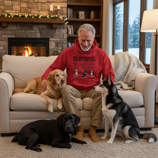 Dog Dad Workout Hoodie