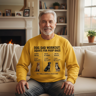 Dog Dad Workout Sweatshirt