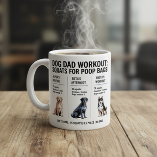 Dog Dad Workout Mug