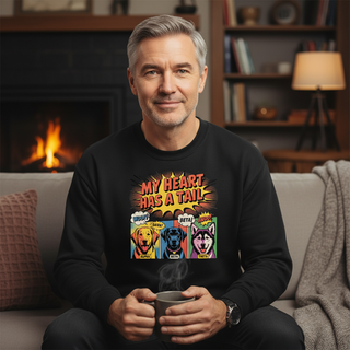 My Heart Has A Tail... Dog Dad Sweatshirt