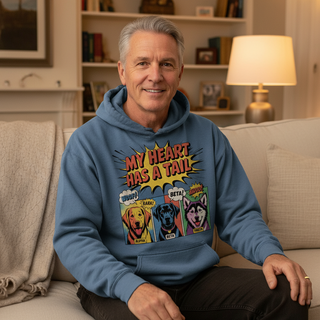 My Heart Has A Tail... Dog Dad Hoodie