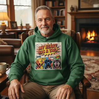 My Heart Has A Tail... Dog Dad Hoodie