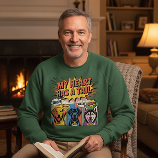 My Heart Has A Tail... Dog Dad Sweatshirt