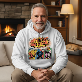 My Heart Has A Tail... Dog Dad Hoodie