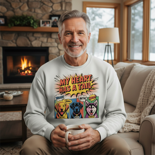 My Heart Has A Tail... Dog Dad Sweatshirt