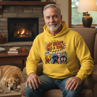 My Heart Has A Tail... Dog Dad Hoodie