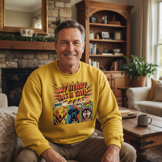 My Heart Has A Tail... Dog Dad Sweatshirt