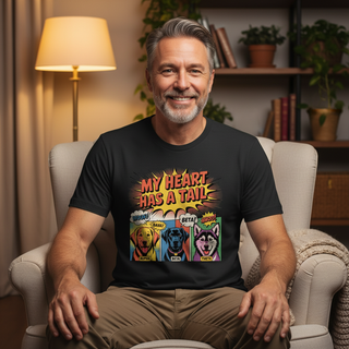 My Heart Has A Tail... Dog Dad Tee