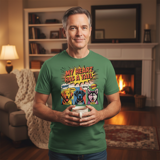 My Heart Has A Tail... Dog Dad Tee