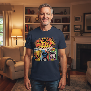 My Heart Has A Tail... Dog Dad Tee