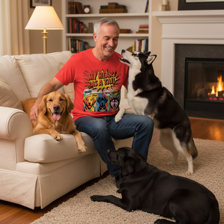 My Heart Has A Tail... Dog Dad Tee