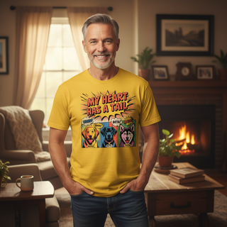 My Heart Has A Tail... Dog Dad Tee