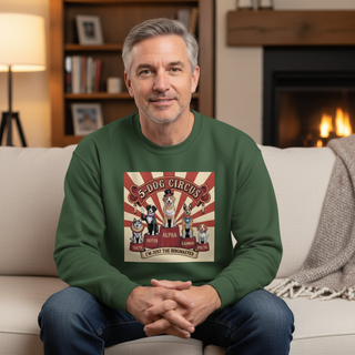 Dog Circus.. Im Just The Ringmaster... Dog Dad Sweatshirt