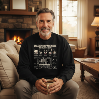 Mission: Impawssible - The Great Vet Escape.. Dog Dad Sweatshirt