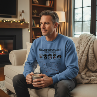Mission: Impawssible - The Great Vet Escape.. Dog Dad Sweatshirt