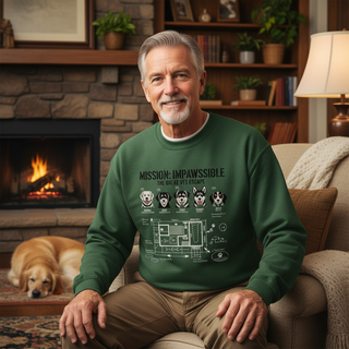 Mission: Impawssible - The Great Vet Escape.. Dog Dad Sweatshirt