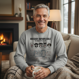 Mission: Impawssible - The Great Vet Escape.. Dog Dad Sweatshirt