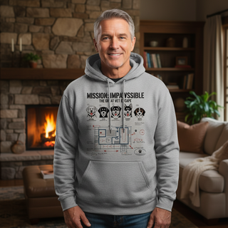 Mission: Impawssible - The Great Vet Escape.. Dog Dad Hoodie