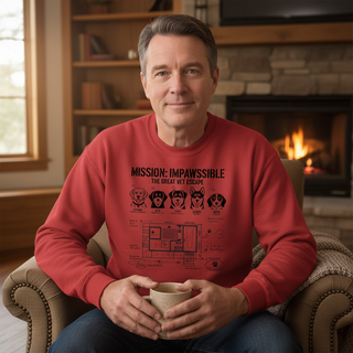 Mission: Impawssible - The Great Vet Escape.. Dog Dad Sweatshirt